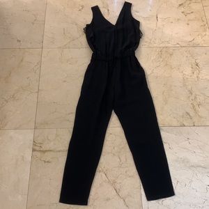 IRIS + INK Jet black jumpsuit.  Super sexy, super cute!